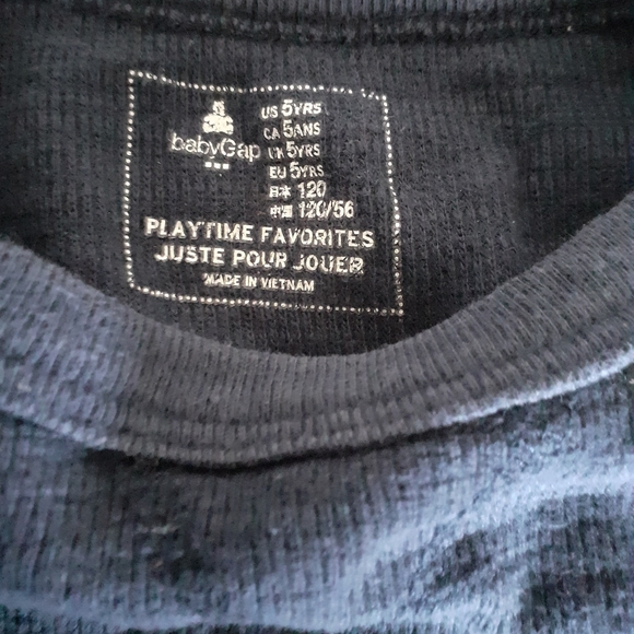 BabyGap Cozy & Classic Gap Long-Sleeve Shirt 5yrs - Picture 4 of 4